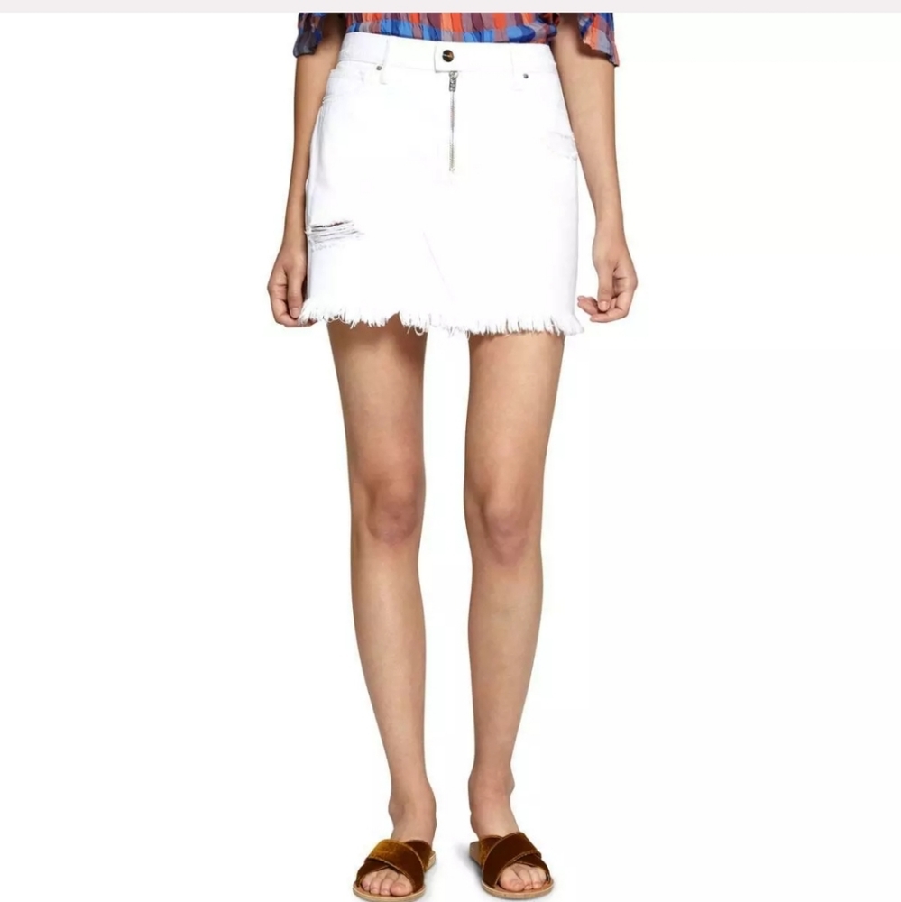 💖SANCTUARY WHITE DENIM DISTRESSED SKIRT!!!